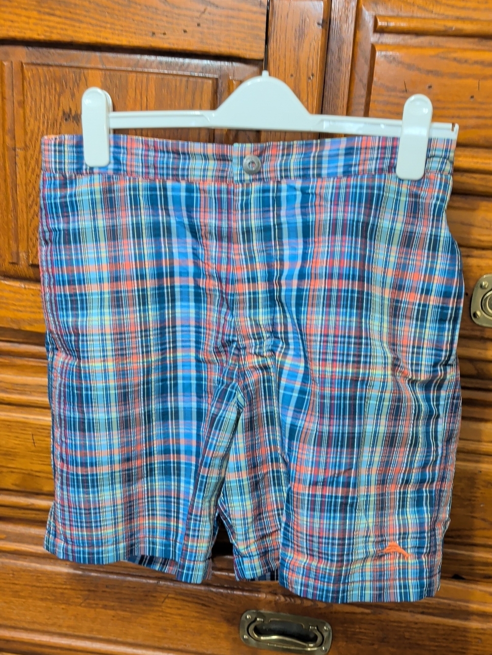 Men's Tommy Bahama Plaid Swim Trunks